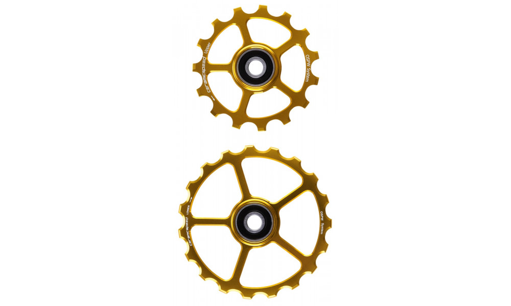 Litrid CeramicSpeed Oversized Alloy 607 stainless steel gold (110204) 