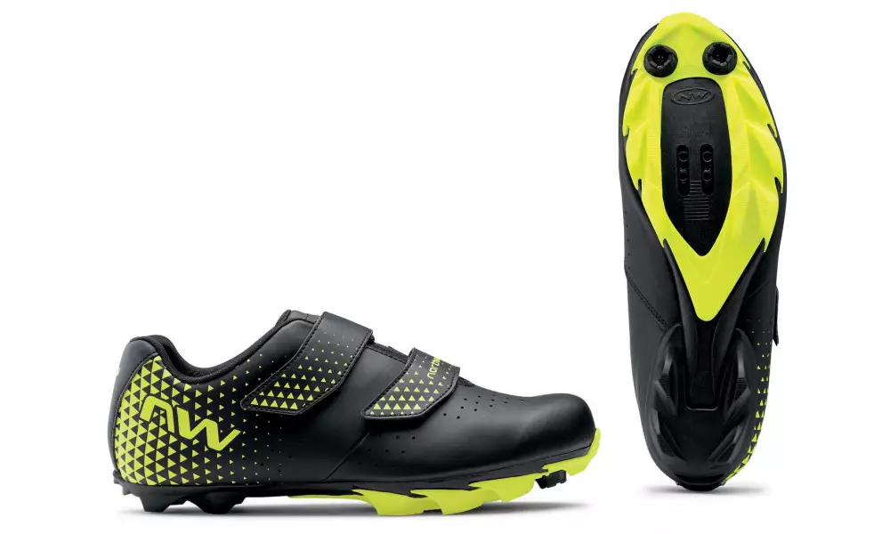 Rattakingad Northwave Spike 3 MTB XC black-yellow fluo - 1
