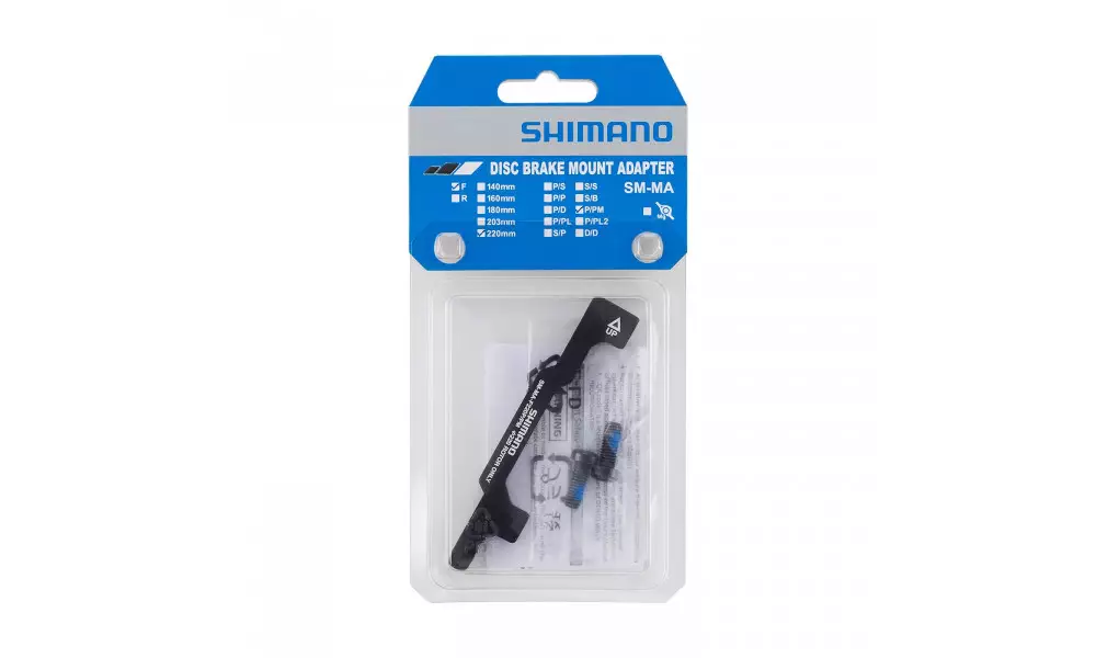 Ketaspiduri adapter esimene Shimano SM-MA-F220 P/PM - 2