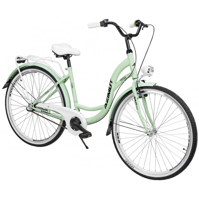 Jalgratas AZIMUT Vintage 28" 3-speed 2025 mint-white matt