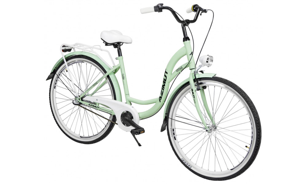 Jalgratas AZIMUT Vintage 28" 3-speed 2025 mint-white matt - 1