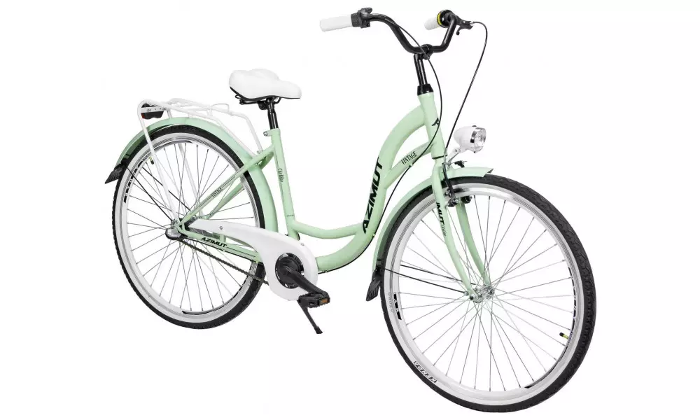 Jalgratas AZIMUT Vintage 28" 3-speed 2025 mint-white matt - 1