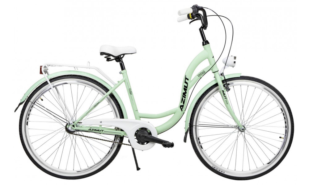 Jalgratas AZIMUT Vintage 28" 3-speed 2025 mint-white matt - 2