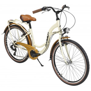 Jalgratas AZIMUT Vintage TX-7 26" 2023 cream-brown shiny