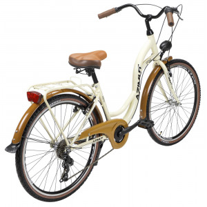 Jalgratas AZIMUT Vintage TX-7 26" 2023 cream-brown shiny