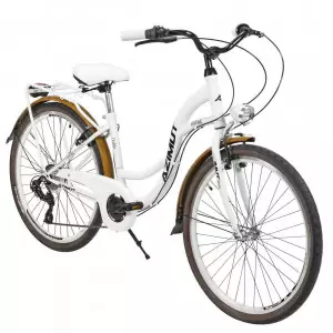 Jalgratas AZIMUT Vintage TX-7 26" 2025 white-cream matt