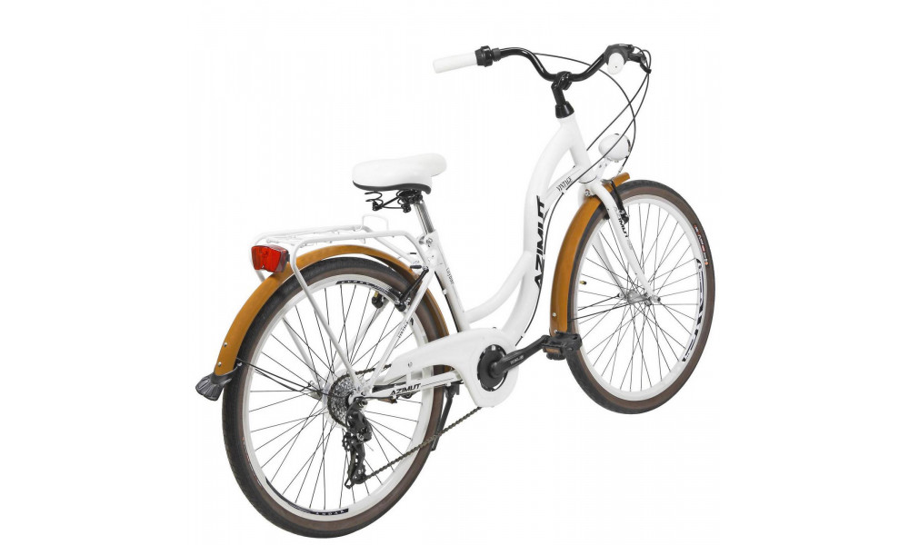 Jalgratas AZIMUT Vintage TX-7 26" 2025 white-cream matt - 2