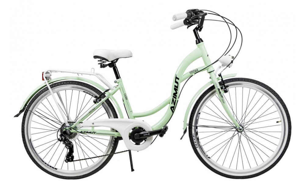 Jalgratas AZIMUT Vintage TX-7 26" 2025 mint-white shiny - 10