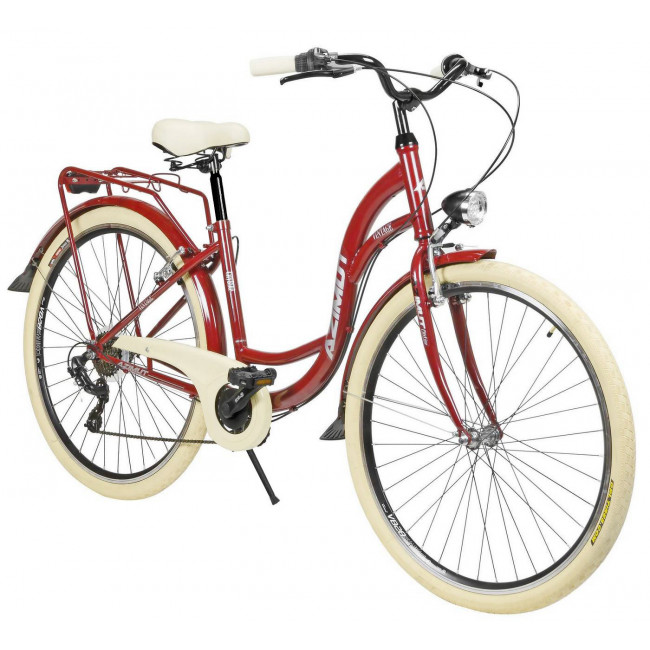 Jalgratas AZIMUT Vintage TX-7 28" 2023 burgund-cream shiny