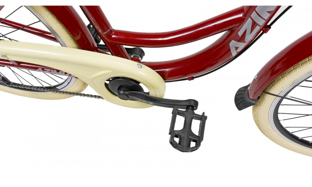 Jalgratas AZIMUT Vintage TX-7 28" 2025 burgund-cream shiny - 3