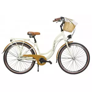Jalgratas AZIMUT Sarema ALU 26" 3-speed 2025 cream semi-matt