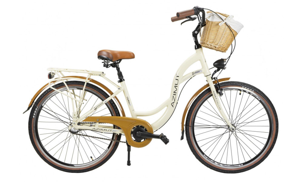 Jalgratas AZIMUT Sarema ALU 26" 3-speed 2025 cream semi-matt - 1