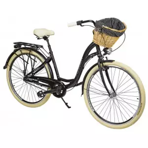 Jalgratas AZIMUT Sarema ALU 28" 3-speed 2025 black matt