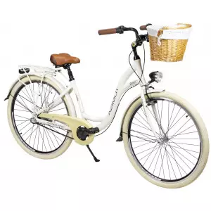Jalgratas AZIMUT Sarema ALU 28" 3-speed 2025 light cream shiny