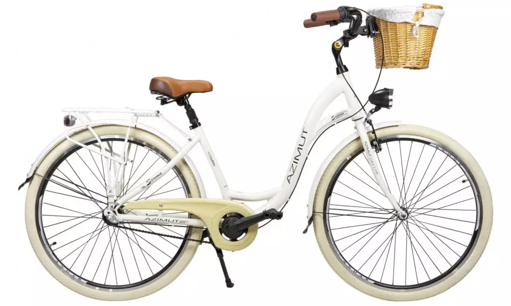 Jalgratas AZIMUT Sarema ALU 28" 3-speed 2025 light cream shiny - 2