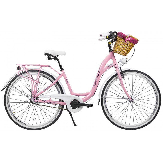 Jalgratas AZIMUT Sarema ALU 28" 3-speed 2023 pink shiny