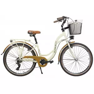 Jalgratas AZIMUT Sarema 26" ALU TX-7 2025 cream semi-matt