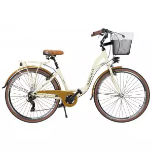 Jalgratas AZIMUT Sarema 28" ALU TX-7 2025 cream semi-matt