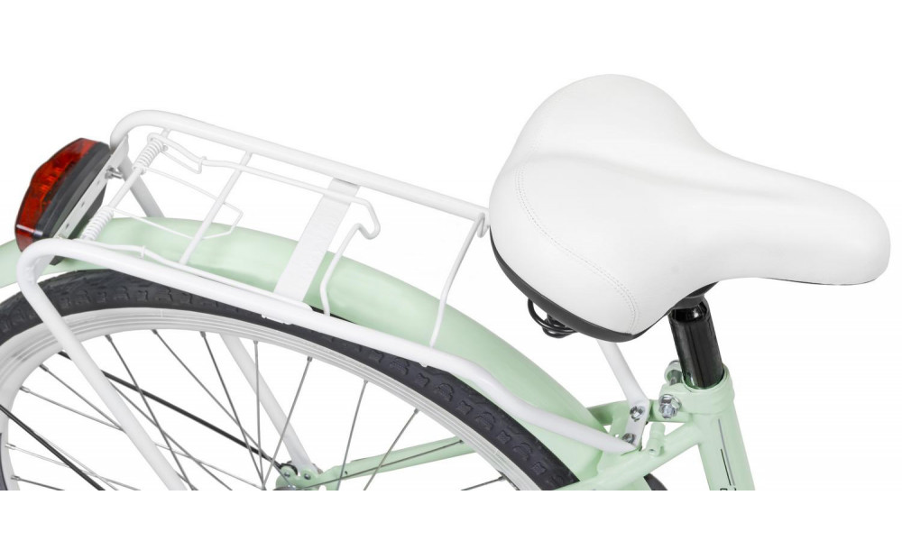 Jalgratas AZIMUT Vintage 26" 3-speed 2024 with basket mint-white matt - 2