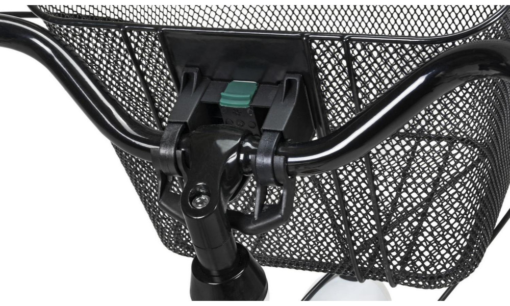 Jalgratas AZIMUT Vintage 26" 3-speed 2024 with basket mint-white matt - 3