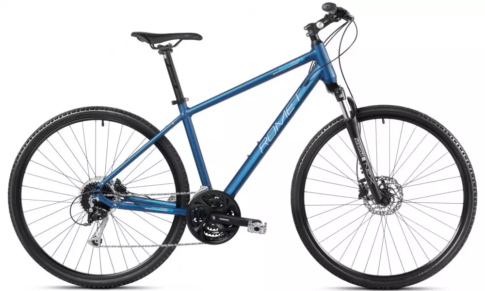 Jalgratas Romet Orkan 4 M 28" 2023 dark blue-sky blue - 1