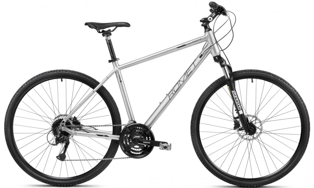 Jalgratas Romet Orkan 4 M Lite 28" 2023 silver-black - 1