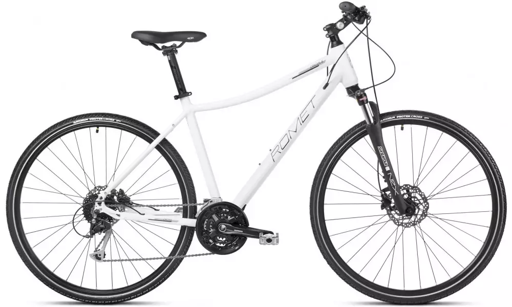Jalgratas Romet Orkan 6 D 28" 2023 white-black - 1