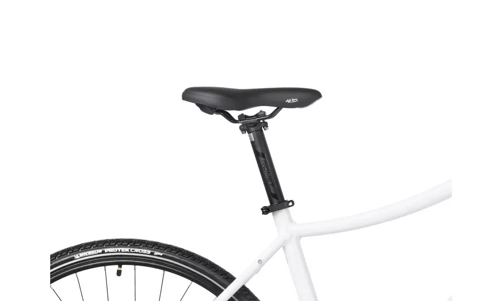 Jalgratas Romet Orkan 6 D 28" 2023 white-black - 3