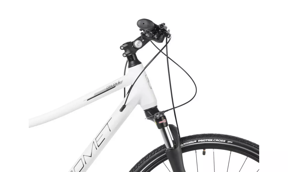 Jalgratas Romet Orkan 6 D 28" 2023 white-black - 4