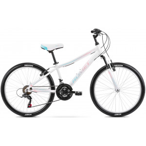 Jalgratas Romet Jolene 24" Alu 2023 white-blue-pink