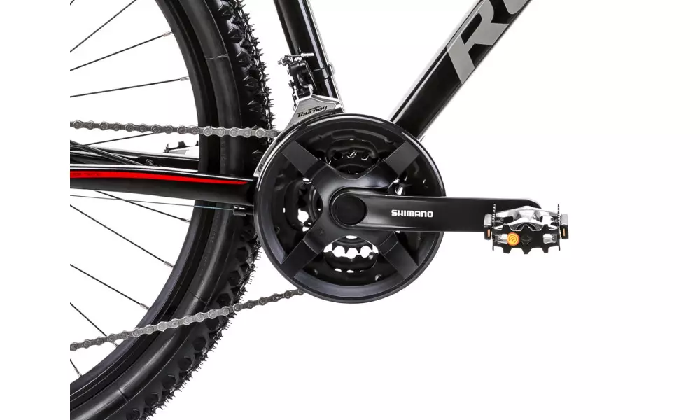 Jalgratas Romet Mustang M7.1 27.5" 2023 black-red - 6