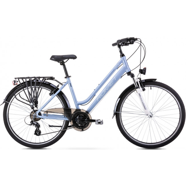 Jalgratas Romet Gazela 26 1 2023 blue-white