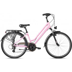 Jalgratas Romet Gazela 26 1 2023 pink-white