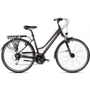 Jalgratas Romet Gazela 5 28" 2023 dark brown-grey