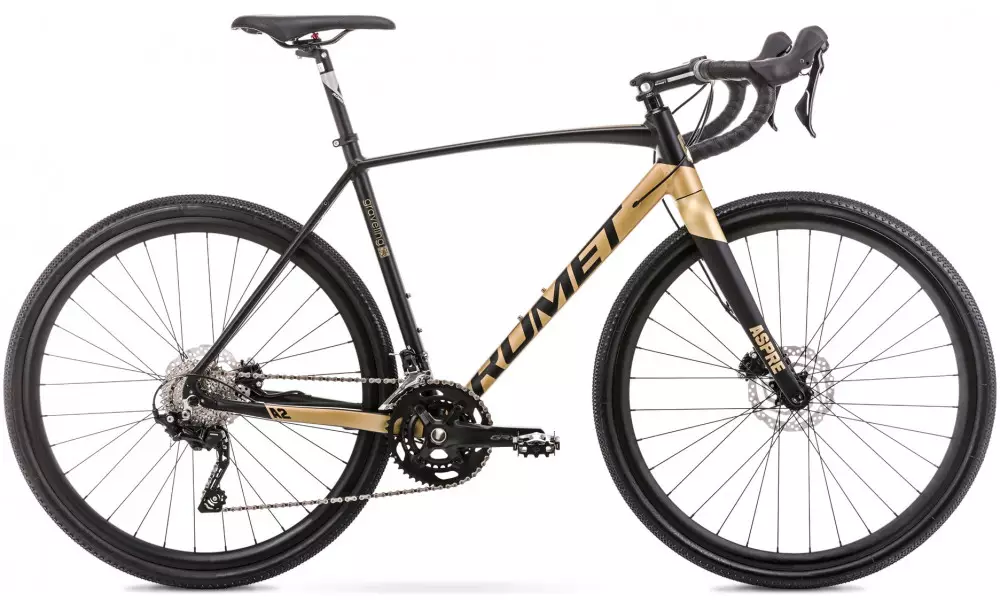 Jalgratas Romet Aspre 2 LTD 2023 black-gold - 1