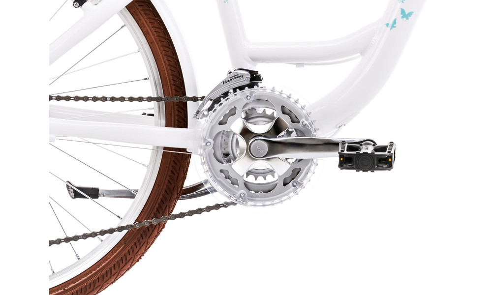 Jalgratas Romet Panda 1 24" Alu 2023 white-sky blue - 6