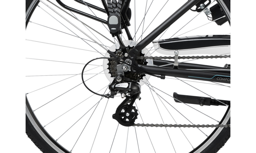 Jalgratas Romet Gazela 28" 2023 black-green - 7