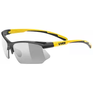 Prillid Uvex sportstyle 802 V black matt-sunbee/ smoke
