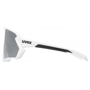 Prillid Uvex sportstyle 231 2.0 Set white-black matt / mirror silver