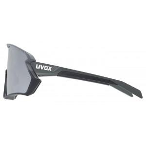 Prillid Uvex sportstyle 231 2.0 grey black matt / mirror silver