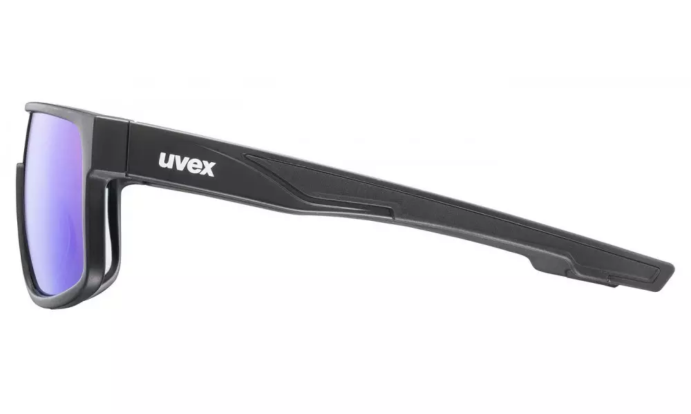 Prillid Uvex LGL 51 black matt / mirror green - 2