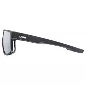 Prillid Uvex LGL 51 black matt / mirror silver
