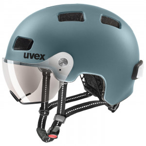 Jalgrattakiiver Uvex rush visor deep turquoise matt