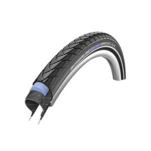 Väliskumm 28" Schwalbe Marathon Plus HS 348, Perf Wired 25-622 / 700x25C Black-Reflex