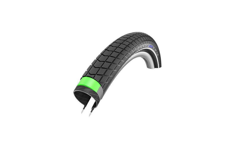 Väliskumm 26" Schwalbe Big Ben Plus HS 439, Perf. Wired 55-559 / 26x2.15 Black-Reflex 