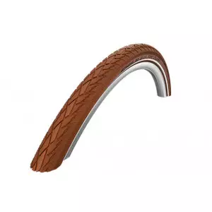 Väliskumm 26" Schwalbe Road Cruiser HS 484, Active Wired 47-559 / 26x1.75 Brown-Reflex