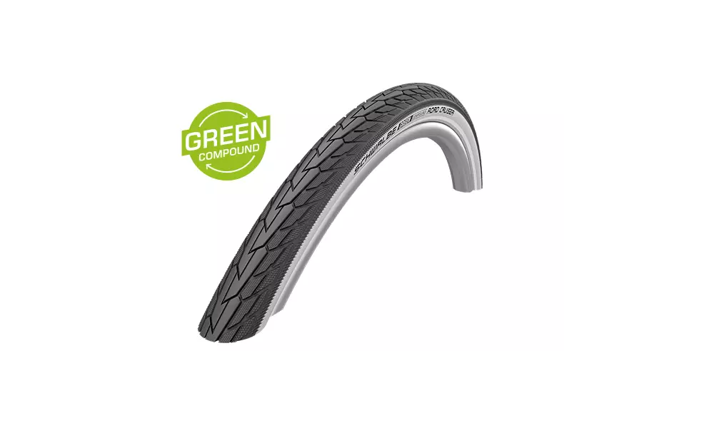 Väliskumm 28" Schwalbe Road Cruiser HS 484, Active Wired 32-622 Whitewall 