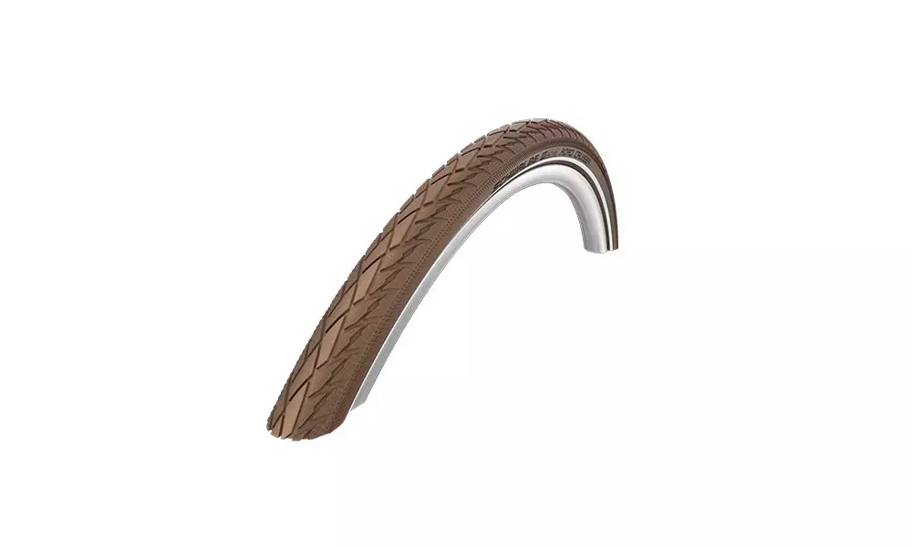 Väliskumm 28" Schwalbe Road Cruiser HS 484, Active Wired 42-622 / 28x1.60 Coffee-Reflex 