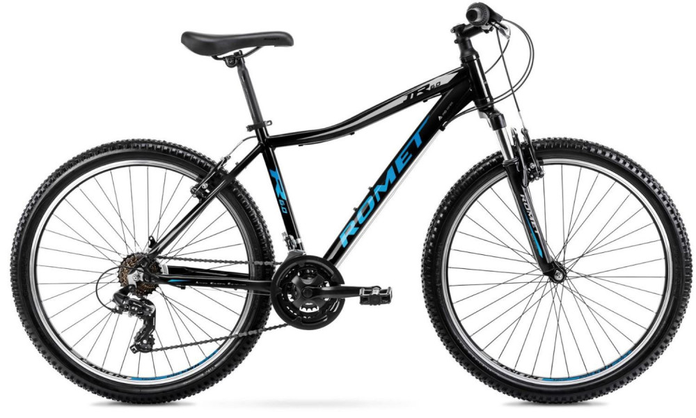 Jalgratas Romet Rambler R6.0 JR 26" 2023 black-blue-silver - 1
