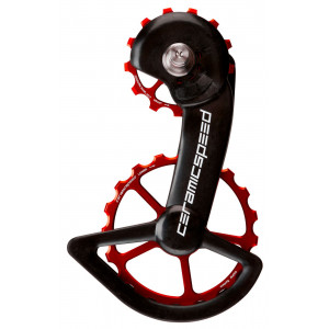 Litrid CeramicSpeed Oversized for Shimano 9100/R8000 Series Alloy 607 stainless steel red (106315)